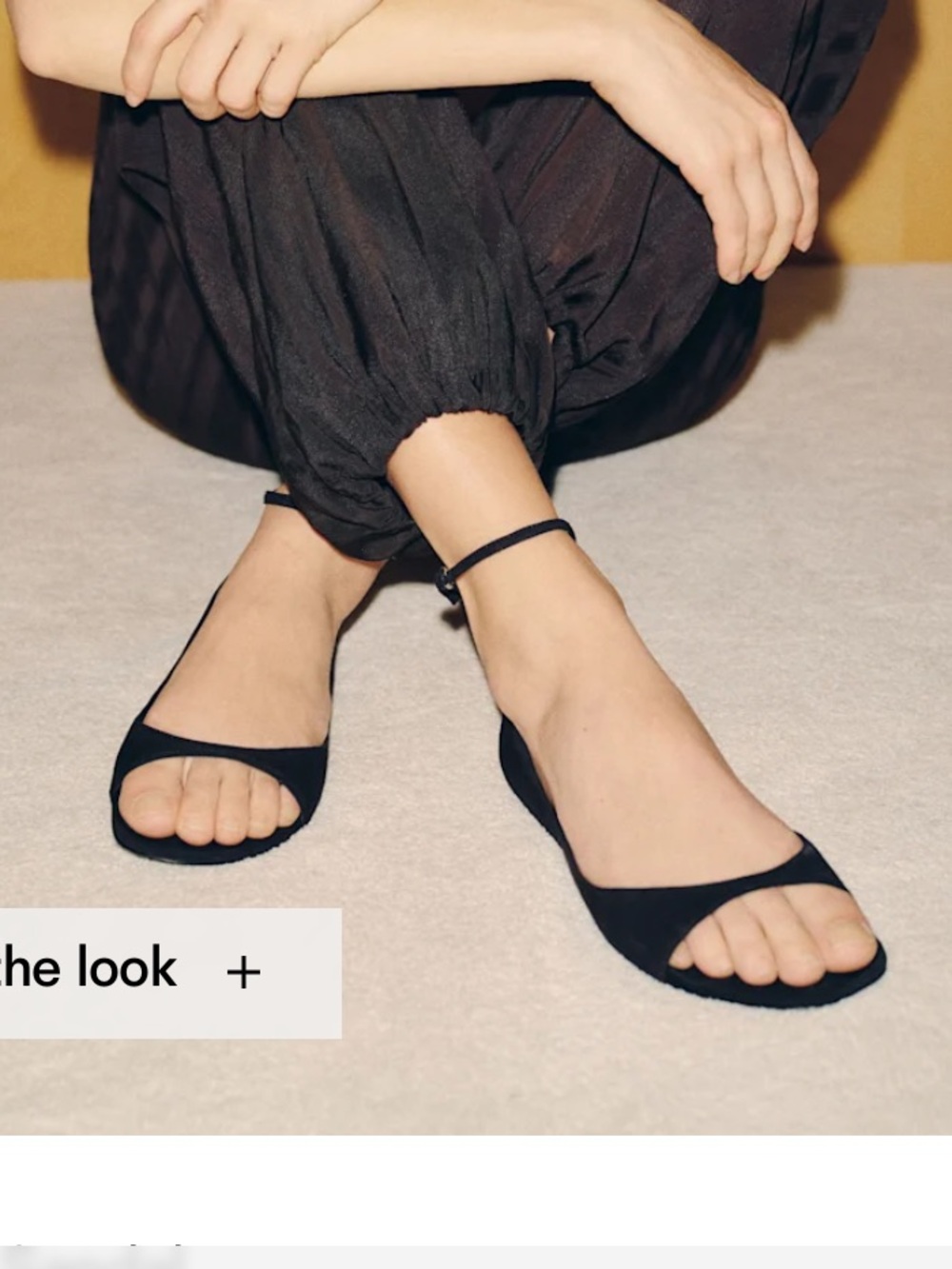 Zoe Sage Sandal. Reformation Black Suede Ankle-Strap Sandals
